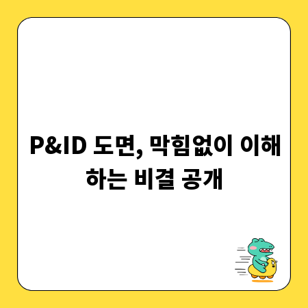 P&ID 도면, 막힘없이 이해하는 비결 공개